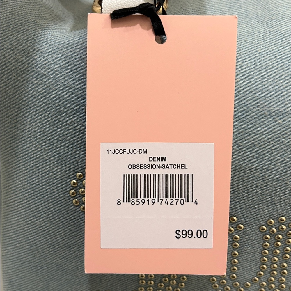 Juicy Couture Light Blue and White Studded Satchel - Picture 3 of 13